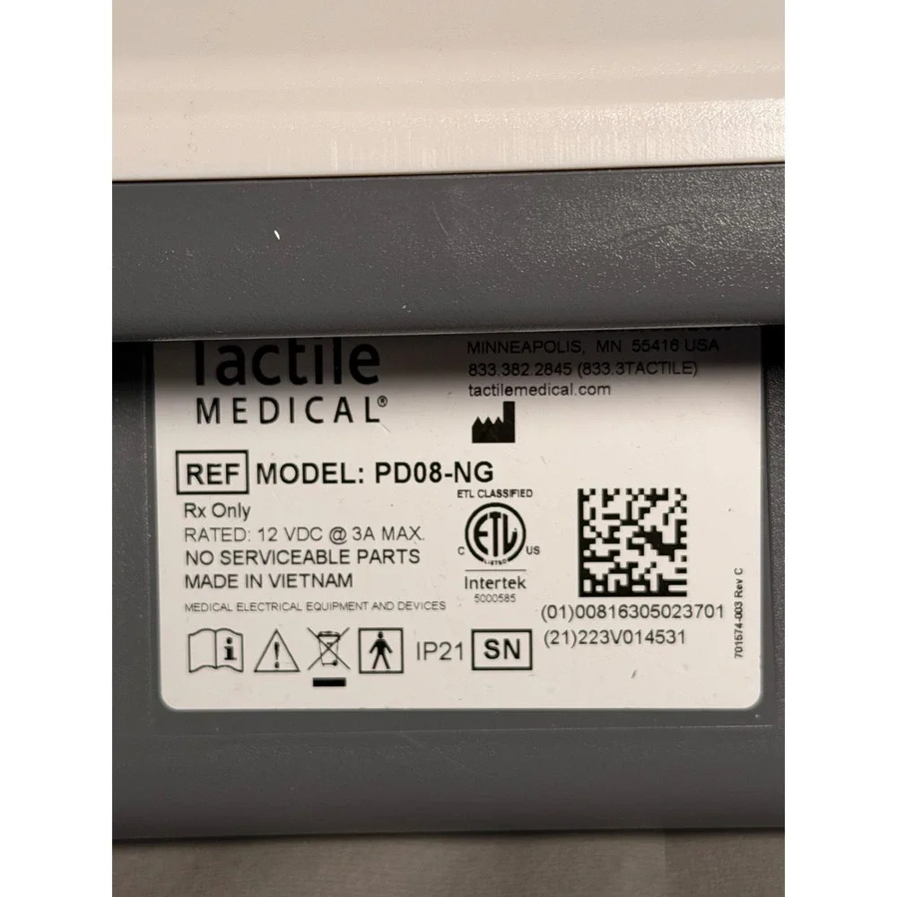 Tactile Medical Entre Plus PD08-NG Lymphedema Compression Pump Controller - Picture 3 of 7